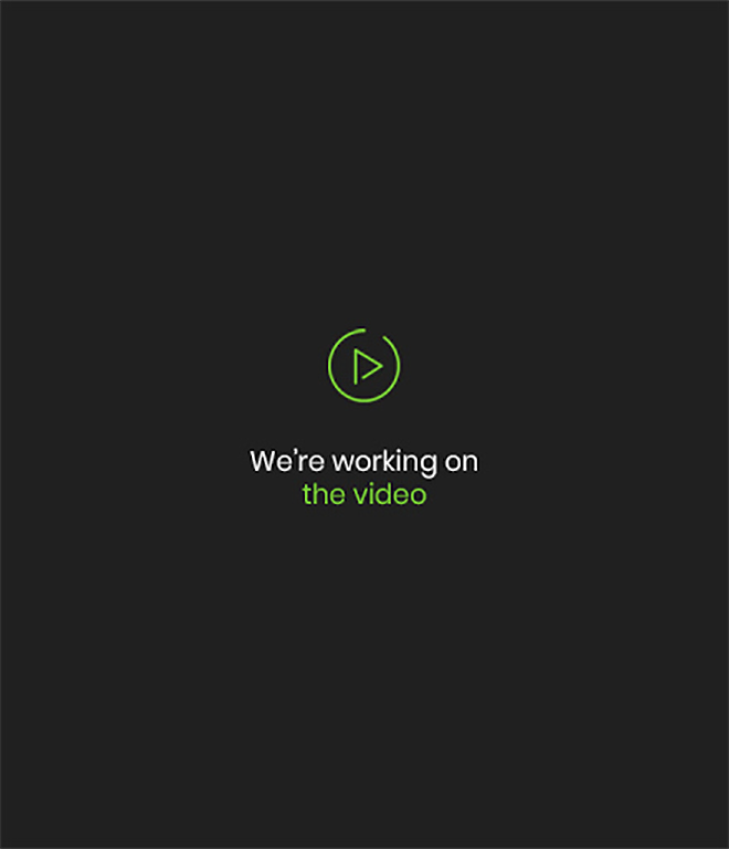We are working on the video
