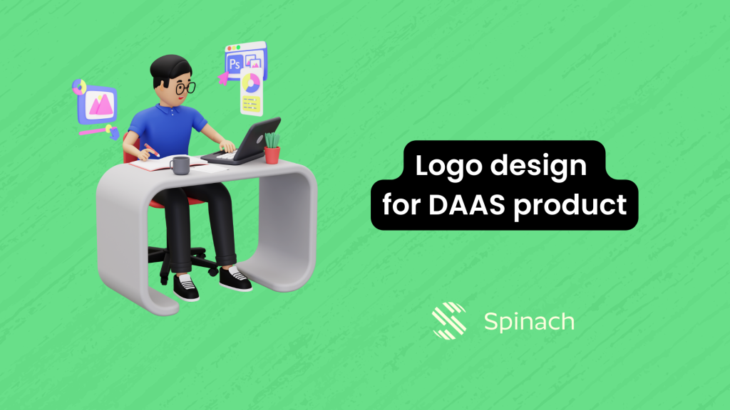 Logo design for daas product spinach