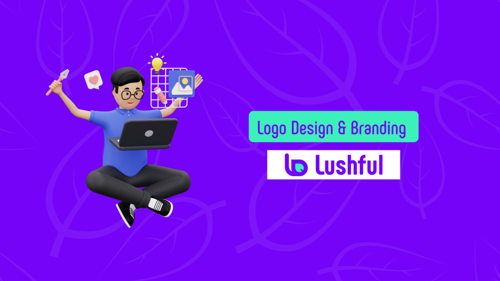 Logo design & branding of lushful