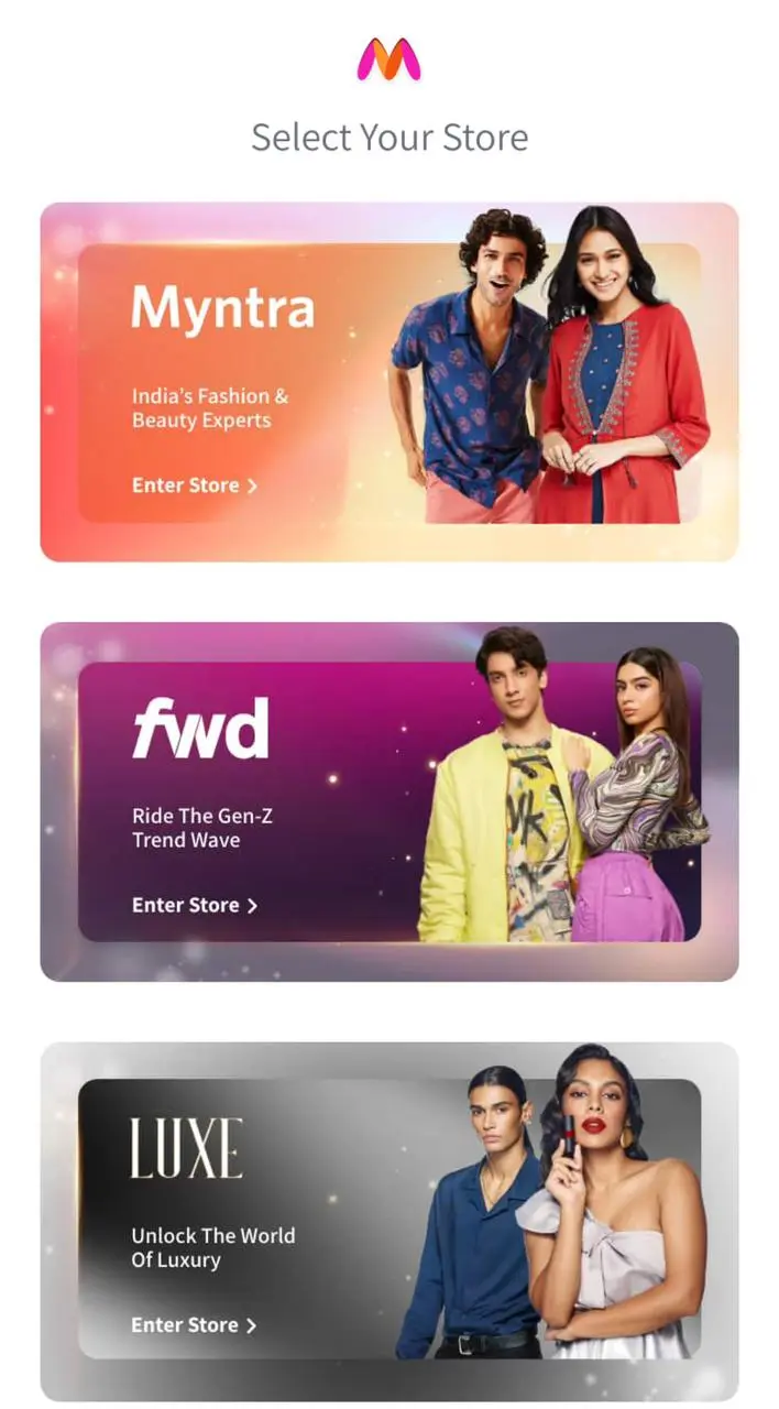 Myntra: Select Your Store